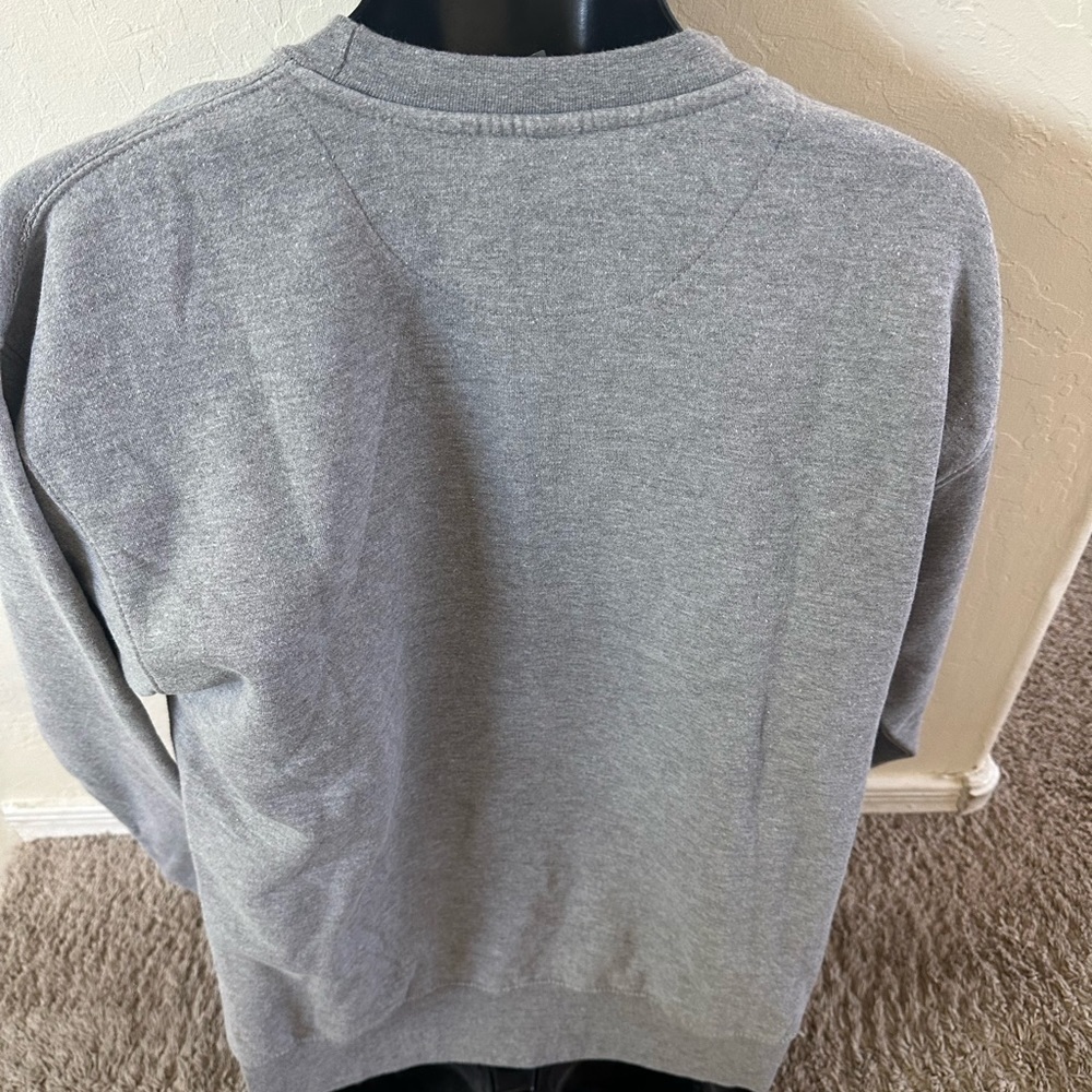 Men’s pre own as size L large crewneck Patriot sweater lightweight - Picture 4 of 5